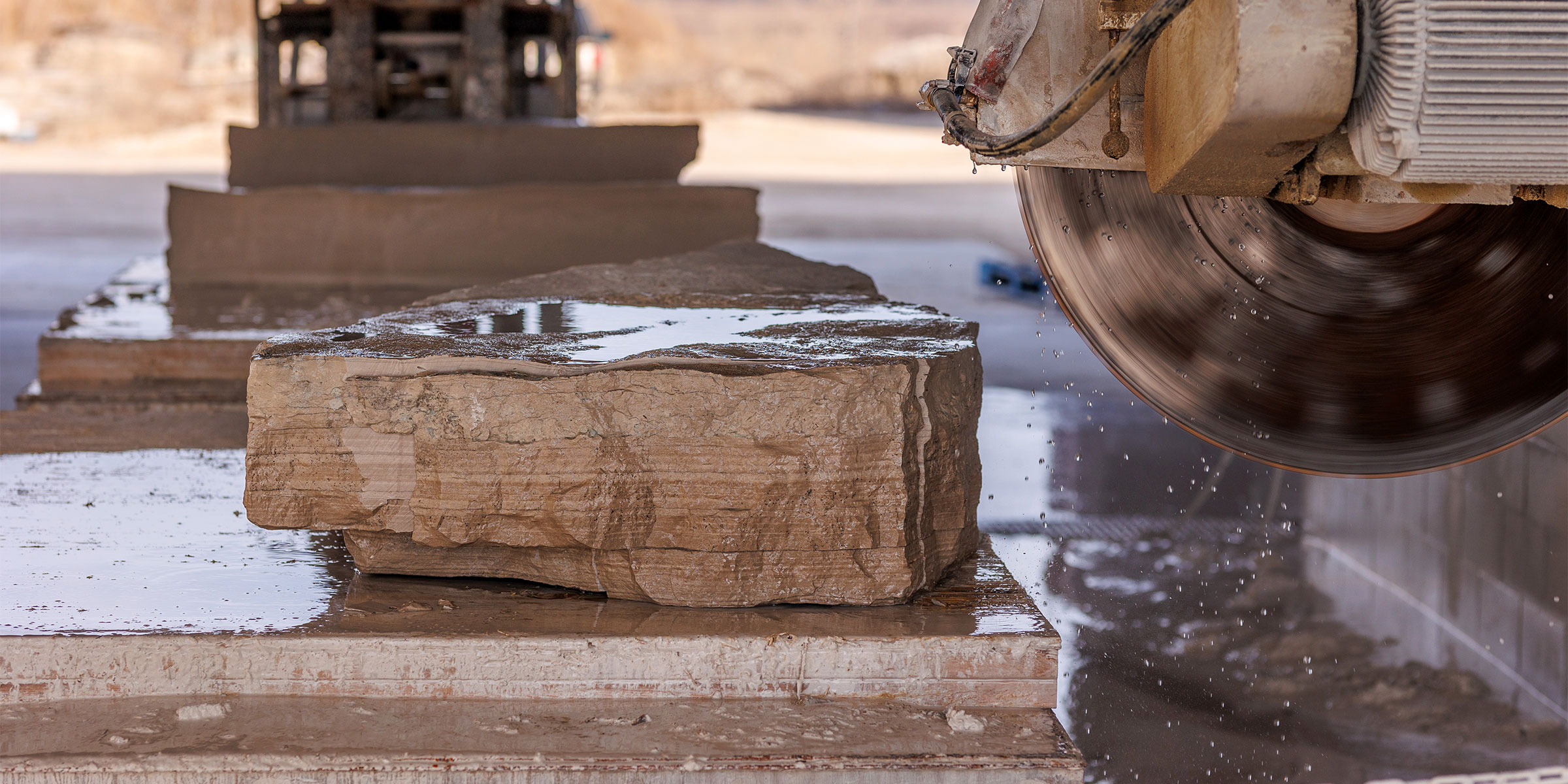 Cut stone